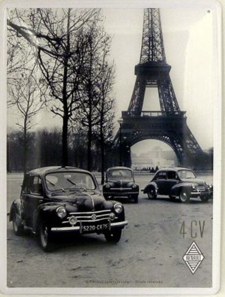 IES60P - Plaque tôlée : RENAULT 4CV - 1