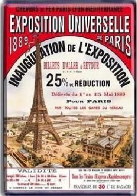 IES65P - Plaque tôlée : Exposition universelle de PARIS (1889) - 1