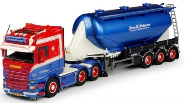 TEK68839 - SCANIA R13 Highline 6x4 avec Semi Pulvérulent 3 Essieux 