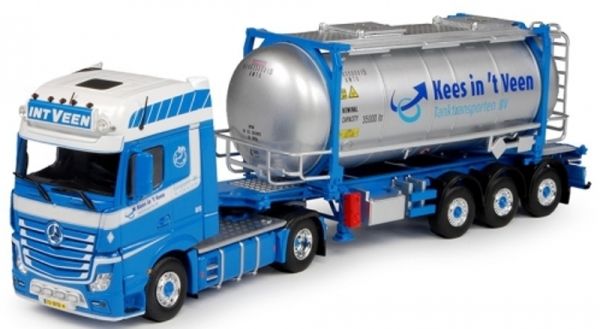 TEK68744 - MERCEDES Actros 4x2 avec Remorque Porte Container 3Essieux et container 20 pieds 