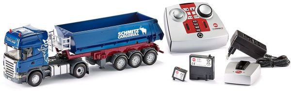 SIK6725 - SCANIA 4x2 avec benne 3 essieux SCHMITZ CARGO BULL radiocommandée - 1