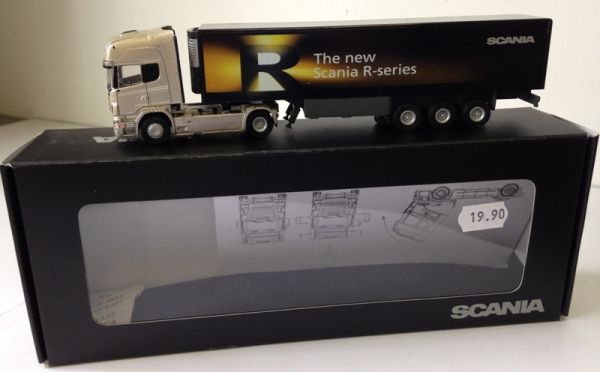 OCSCA02 - Occasion - SCANIA Topline 4x2 avec remorque frigorifique 3 Essieux Ech:1/87 - 