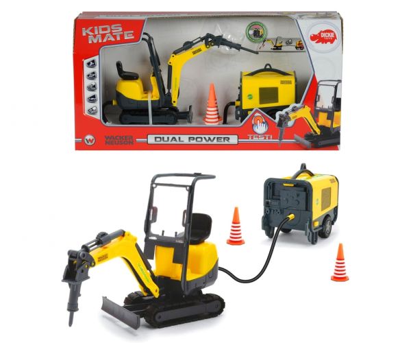 DIC26009 - Minipelle WACKER NEUSON Avec Compresseur Dual Power Ech:1/24 - 1