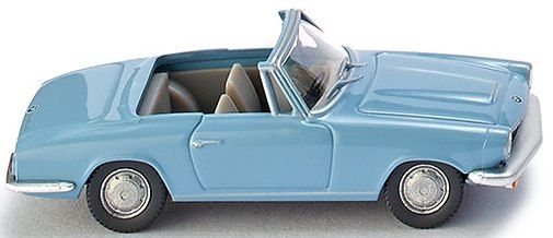 WIK018749 - BMW 1600 GT Cabriolet Bleu clair - 1