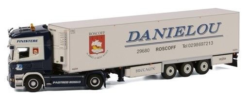 Camion 6x2 SCANIA R13 Strealine aux couleurs Gebr. den Hartog avec une