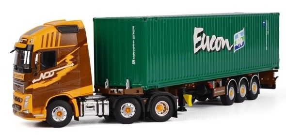 WSI01-1560 - VOLVO FH04 Globetrotter XL 3 Essieux Avec remorque 3 Essieux et container 45 Pieds 