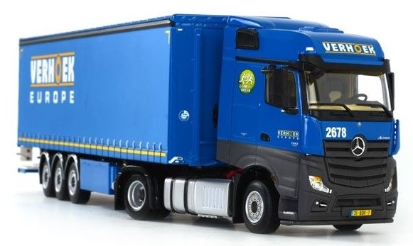 WSI01-1428 - MERCEDES Actros Big Space 4x2 Avec remorque bachée 3 Essieux 