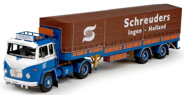 TEK65848 - SCANIA LB76 4x2 Avec remorque 2 Essieux bachée 