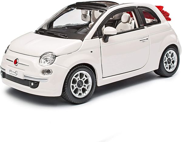 BUR22117WI - FIAT 500 C Cabriolet 2010 Blanc - 1