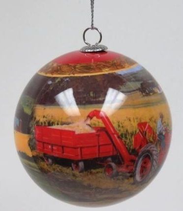 IH12233 - Boule de décoration Mc CORMICK Farmall 