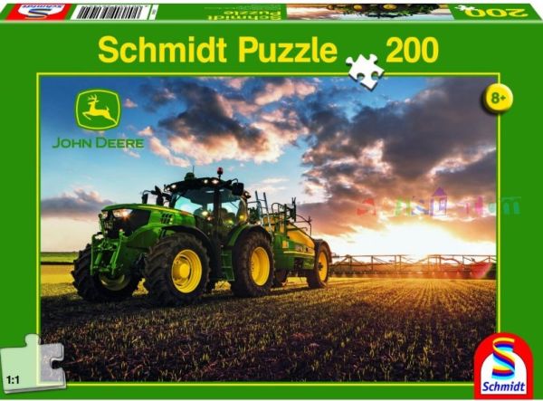 PUZ56145 - Puzzle 200 Piéces JOHN DEERE 6150R avec Pulvérisateur 43.2x29.1cm - 1
