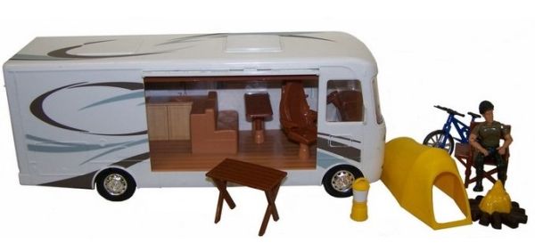 NEW37345 - Camping car avec personnage et accessoires - 1