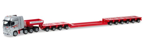 HER305341 - MERCEDES Giga 8x4 avec plateau surbaissé 10 Essieux 