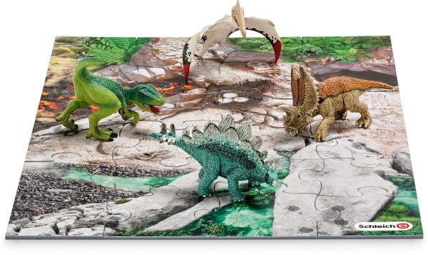 SHL42213 - Mini-dinosaures avec puzzle exploration - 1
