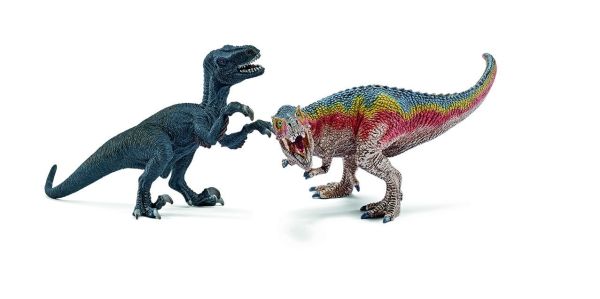 SHL42216 - Petits tyrannosaure Rex et vélociraptor - 1