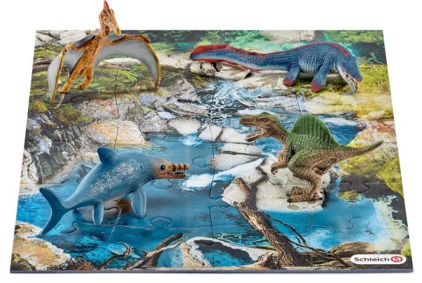 SHL42330 - Mini-dinosaures avec puzzle point d'eau - 1