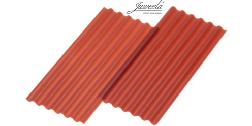 JUW23267 - 15 Tôles Rouge dimensions 7.81 x 3.44 x 0.07 cm - 1