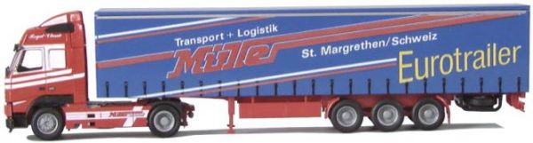 AWM55037 - Volvo 420 FH12 GL - Remorque bachée 