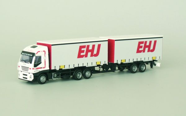 AWM73735 - IVECO Stralis 430 6x4 porteur et remorque 2 essieux 