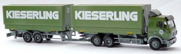 AWM70681 - MERCEDES 2235 6x4 Porteur avec Remorque 2 essieux 