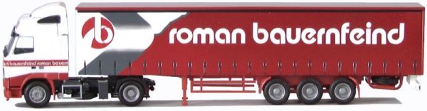 AWM54044 - VOLVO FH12 Globetrotter avec remorque bâchée 3 essieux 