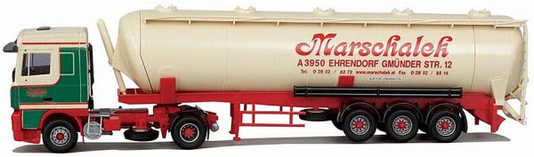 AWM54127 - DAF 95 XF SC 4x2 avec remorque citerne/silo  