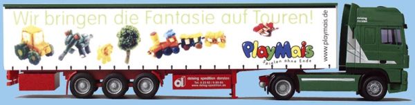 AWM73227 - DAF XF SSC 4x2 avec remorque bâchée 3essieux 