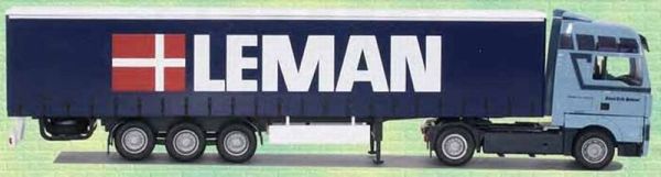 AWM71602 - MAN TG-A XXL Avec remorque Bachée 3 essieux 