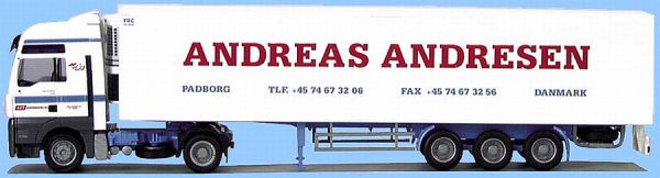 AWM71612 - MAN TG-410A XXL avec remorque frigorifique 3 essieux 