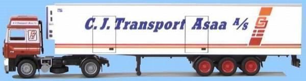 AWM60030 - Volvo F Globetrotter 4x2 Avec Remorque Frigorifique 3 Essieux 