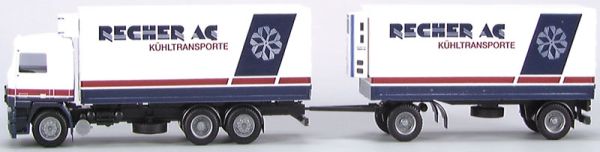 AWM5312.1 - VOLVO F12 Porteur 6x4 Avec remorque 2 Essieux frigorifique 