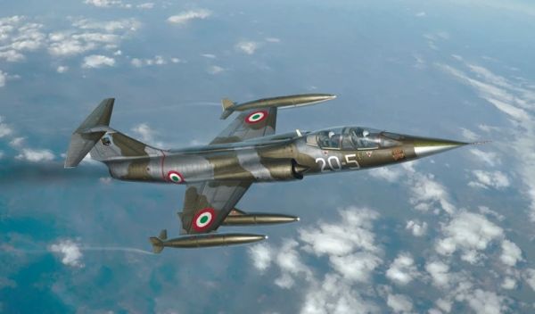 ITA2509 - Avion de chasse TF-104G Starfighter AMI à assembler avec peinture - 1