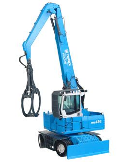 NZG684 - Pelle de Manutention TEREX-FUCHS MHL454 sur Pneus - 1