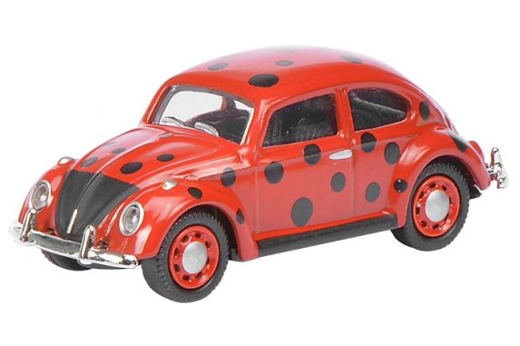 SCH26156 - VOLKSWAGEN Coccinelle rouge à pois noirs - 1