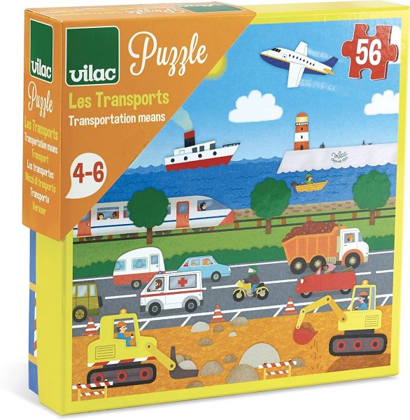 VIL2654 - Puzzle 56 pièces Transport - 1