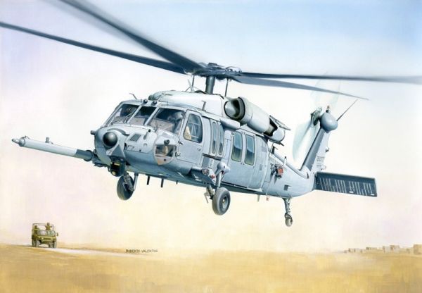 ITA2666 - Hélicoptère MH-60K Blackhawk SOA à assembler avec peinture - 1
