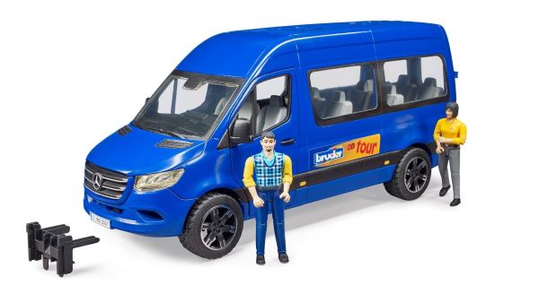 BRU2670 - Mini bus MERCEDES Sprinter avec personnages - 1