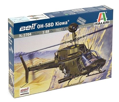 ITA2704 - Hélicoptère OH-58D Kiowa à assembler et à peindre - 1