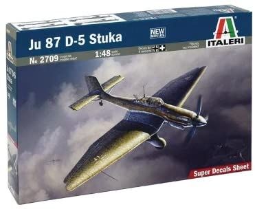ITA2709 - Avion bombardier JU 87 D-5 Stuka à assembler et à peindre - 1