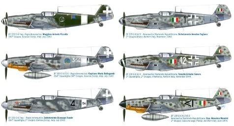 ITA2719 - Avion BF 109 G-6 Italian Aces à assembler et à peindre - 1
