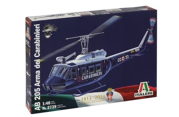 ITA2739 - Hélicoptère AB 205 CARABINIERI à assembler et à peindre - 1