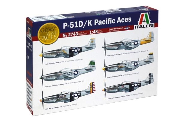 ITA2743 - Avion P51 D/K Pacific Aces à assembler et à peindre - 1