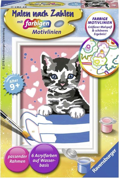 RAV277810 - Numéro d'art – petit chaton – 8.5x12 cm - 1