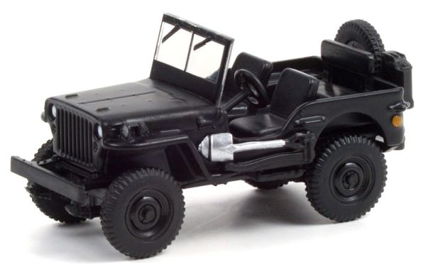 GREEN28070-A - JEEP WILLYS 1942 BLACK BANDIT sous blister - 1