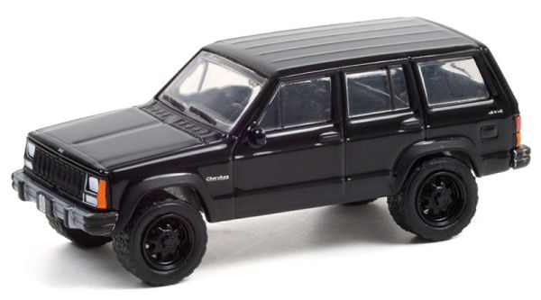 GREEN28070-D - JEEP Cherokee 1990 BLACK BANDIT sous blister - 1
