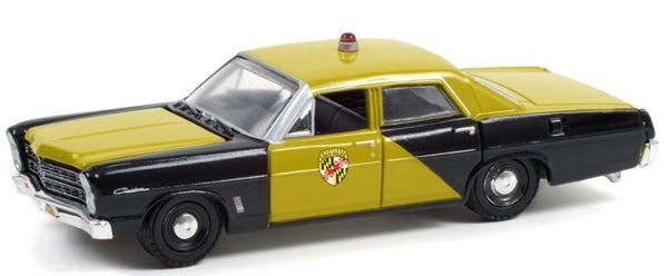 GREEN28080A - FORD Custom 1967 100 th anniversaire Maryland State Police 1921-2021 sous blister - 1