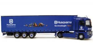 ARCHIVE305 - RENAULT Magnum avec Semi Remorque HUSQVARNA - 1