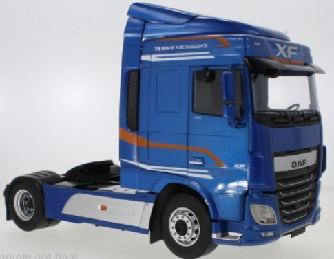 PRX30221 - DAF XF Space Cab 4x2 2018 Bleu métallique - 1