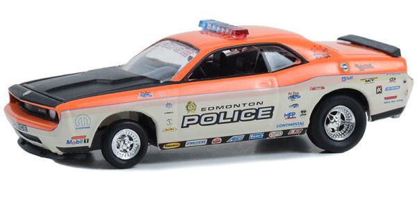 GREEN30369 - DODGE Challenger R/T 2008 Police d'Edmonton de la série Blueline Racing sous blister - 1