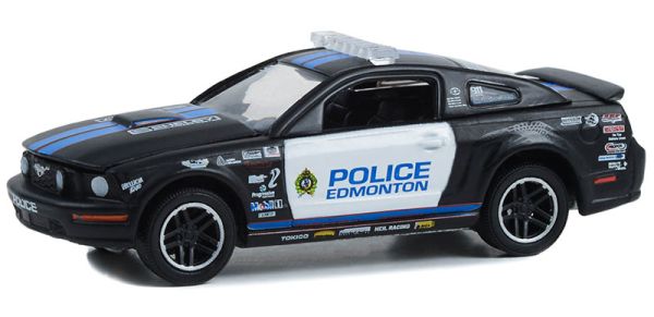 GREEN30370 - FORD Mustang GT 2009 Police d'Edmonton de la série Blueline Racing sous blister - 1